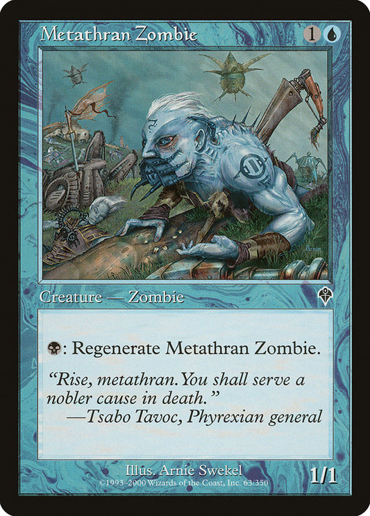 MTG Card Title: Metathran Zombie INV/63
