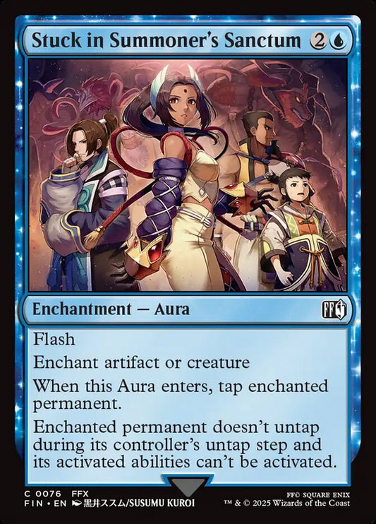 MTG Card Title: Stuck in Summoner's Sanctum FIN/76
