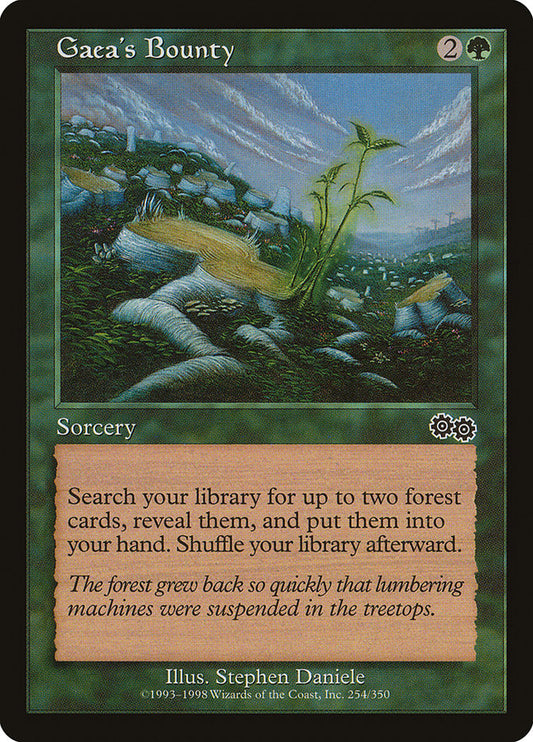 MTG Card Title: Gaea's Bounty USG/254