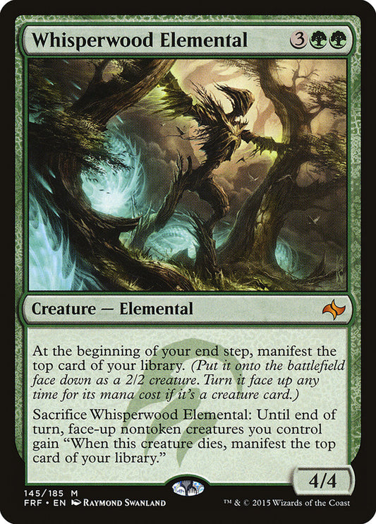 MTG Card Title: Whisperwood Elemental FRF/145