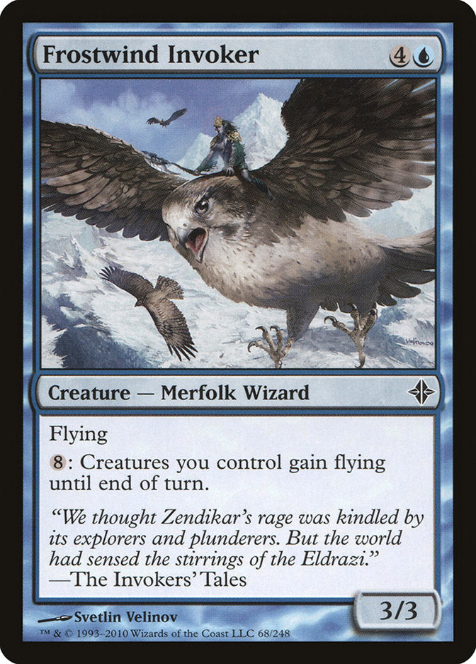 MTG Card Title: Frostwind Invoker ROE/68