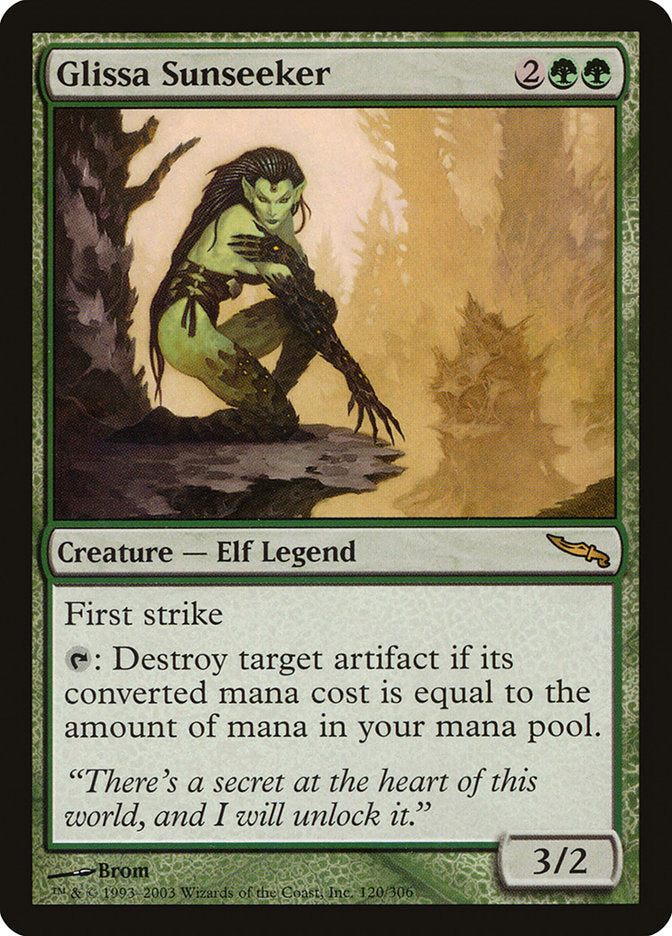 MTG Card Title: Glissa Sunseeker MRD/120