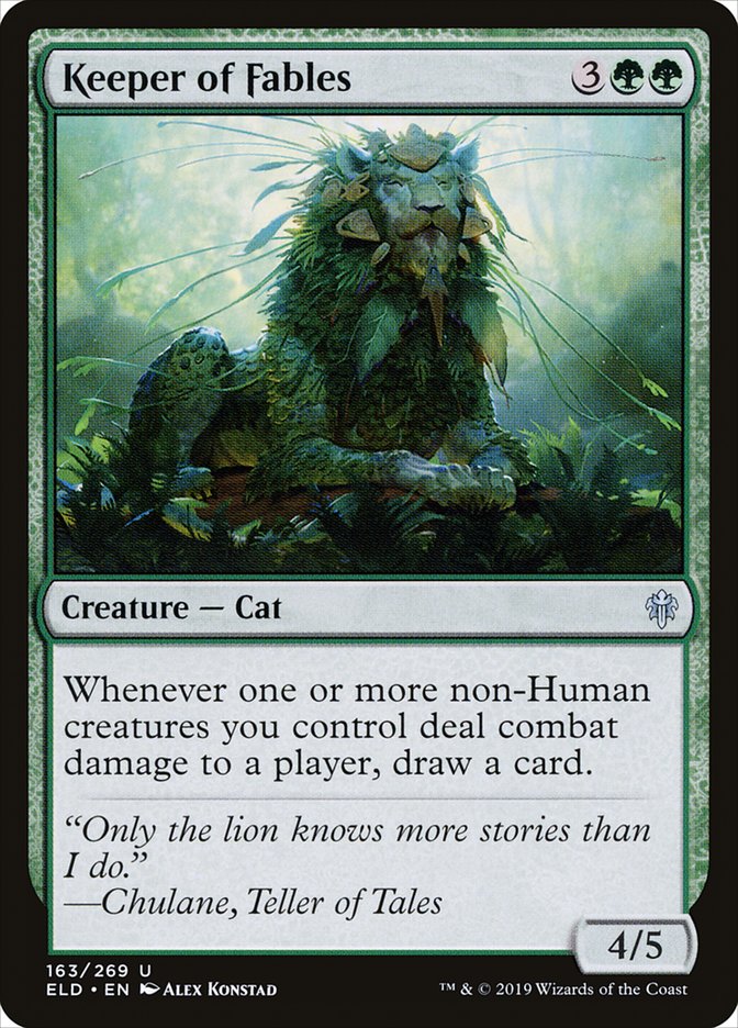 MTG Card Title: Keeper of Fables ELD/163