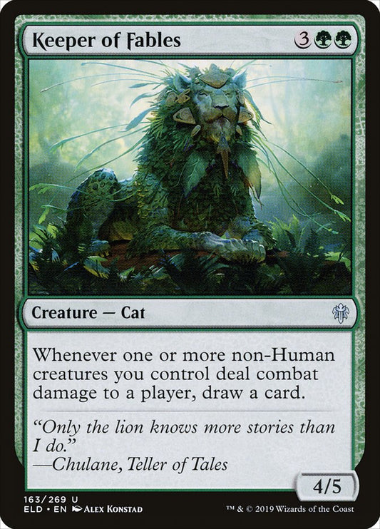 MTG Card Title: Keeper of Fables ELD/163