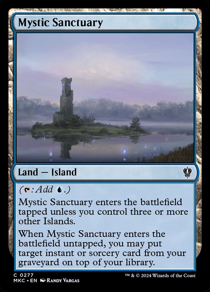 MTG Card Title: Mystic Sanctuary MKC/277