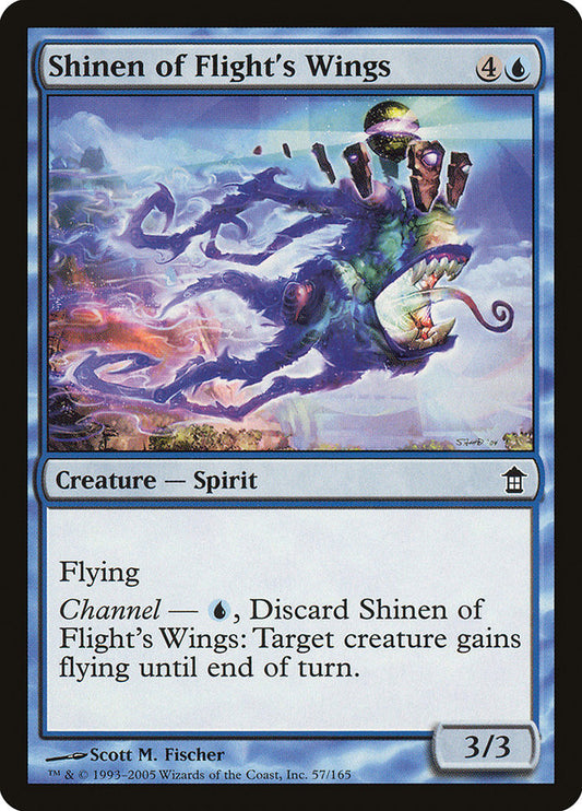 MTG Card Title: Shinen of Flight's Wings SOK/57