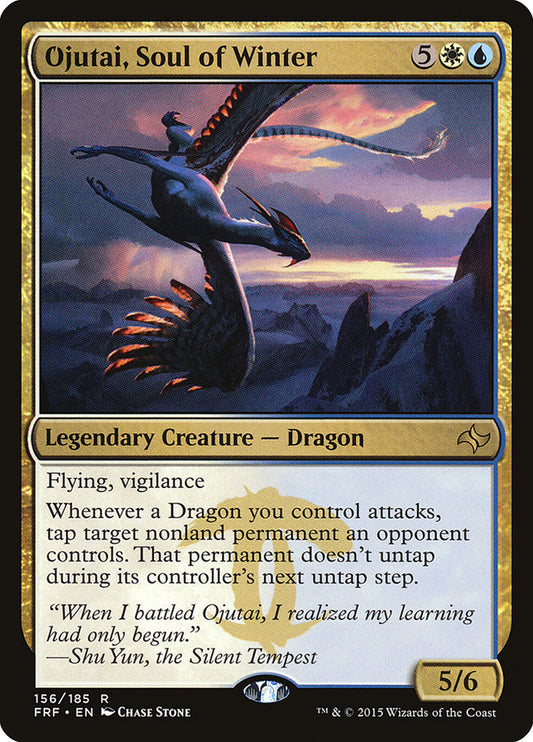 MTG Card Title: Ojutai, Soul of Winter FRF/156