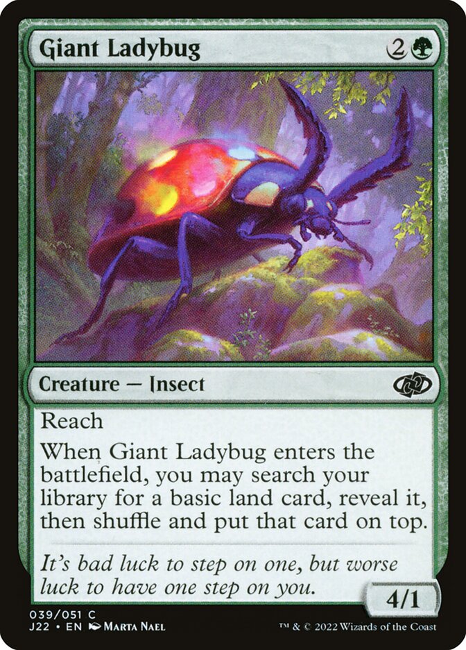 MTG Card Title: Giant Ladybug J22/39