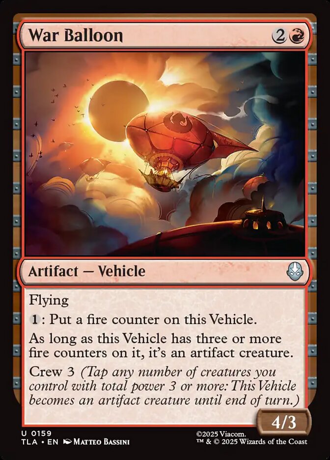 MTG Card Title: War Balloon TLA/159