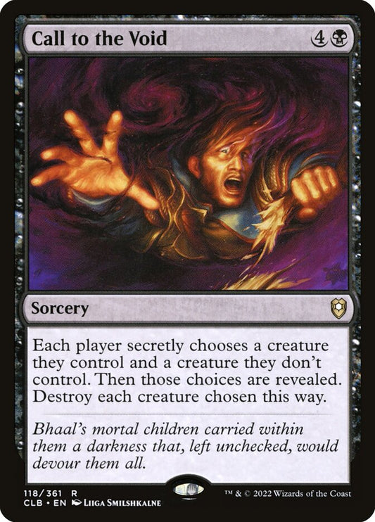 MTG Card Title: Call to the Void CLB/118