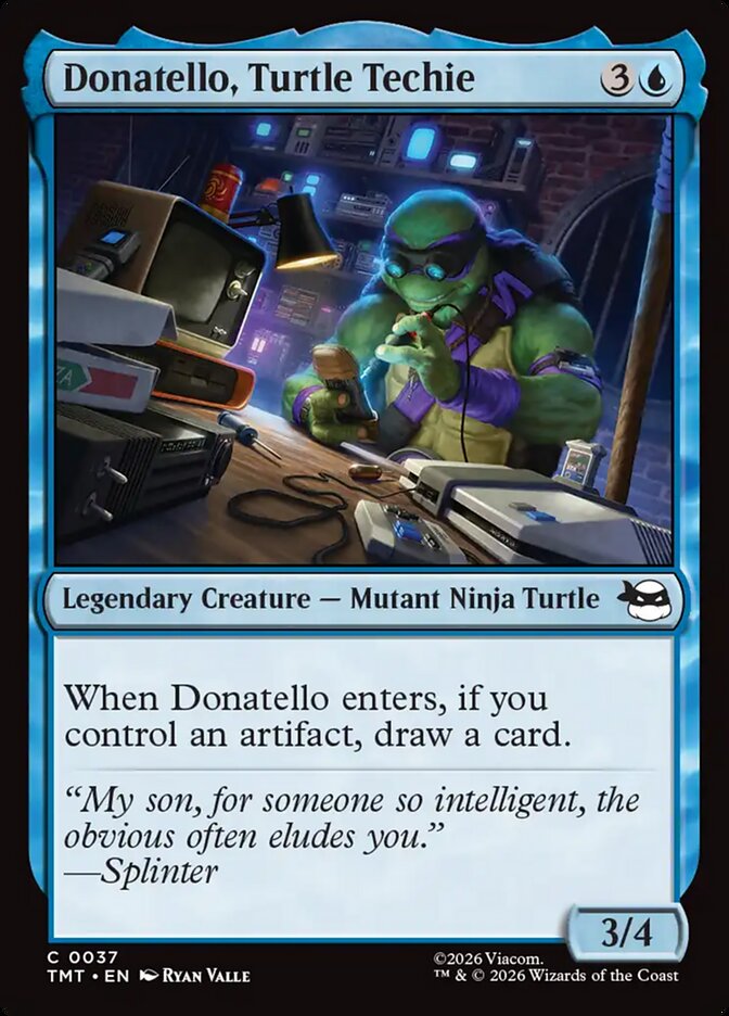 MTG Card Title: Donatello, Turtle Techie TMT/37