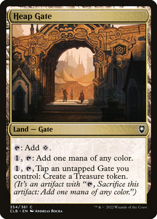 MTG Card Title: Heap Gate CLB/354