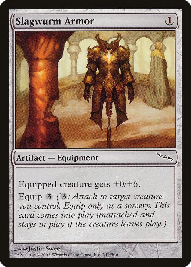 MTG Card Title: Slagwurm Armor MRD/243