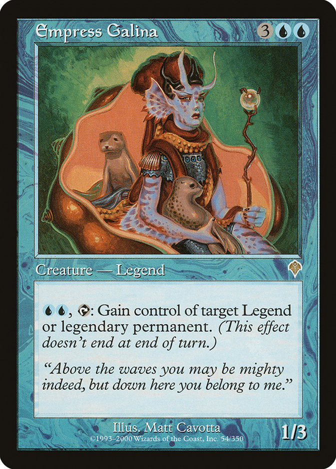 MTG Card Title: Empress Galina INV/54