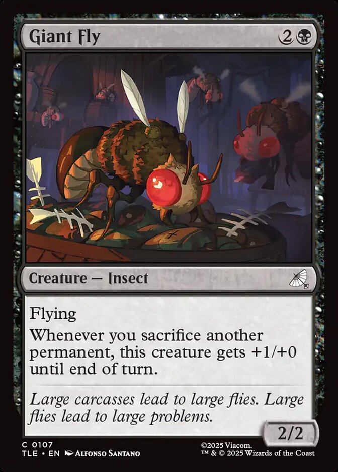 MTG Card Title: Giant Fly TLE/107