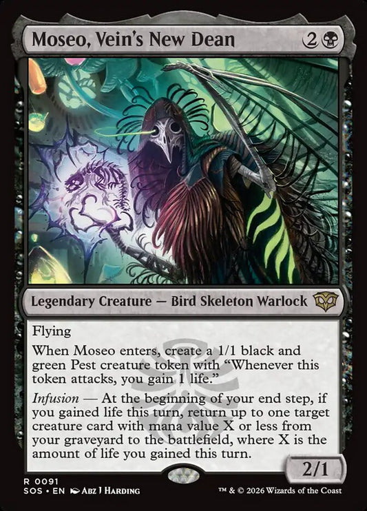 MTG Card Title: Moseo, Vein's New Dean SOS/91