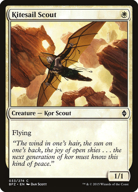 MTG Card Title: Kitesail Scout BFZ/33