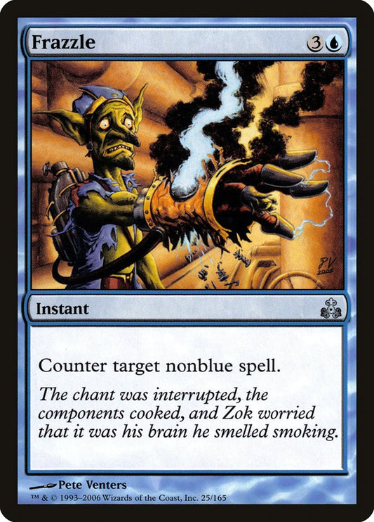 MTG Card Title: Frazzle GPT/25