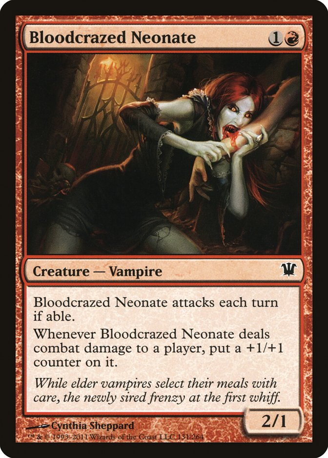 MTG Card Title: Bloodcrazed Neonate ISD/131