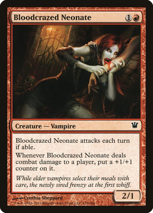 MTG Card Title: Bloodcrazed Neonate ISD/131