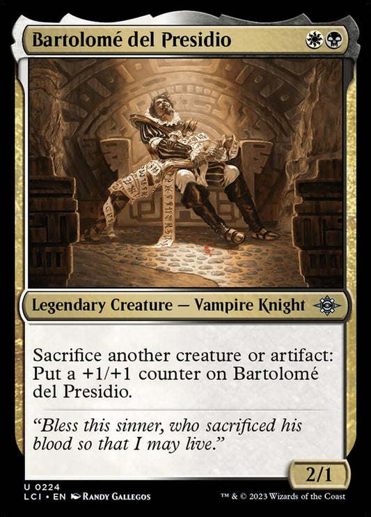 MTG Card Title: Bartolomé del Presidio LCI/224