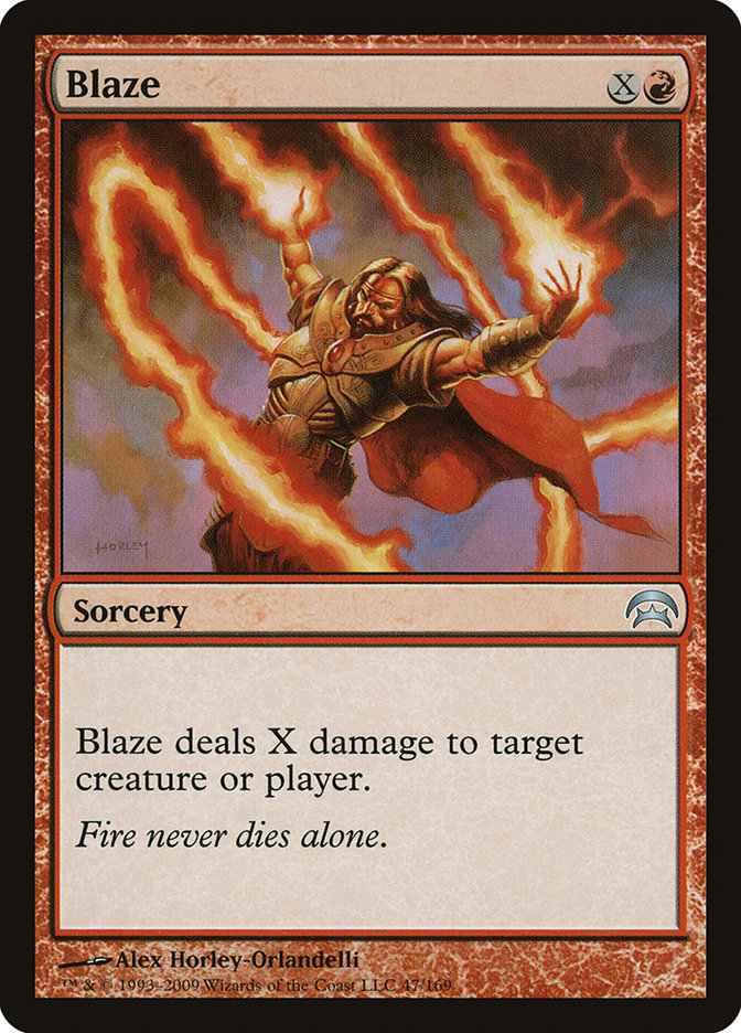 MTG Card Title: Blaze HOP/47