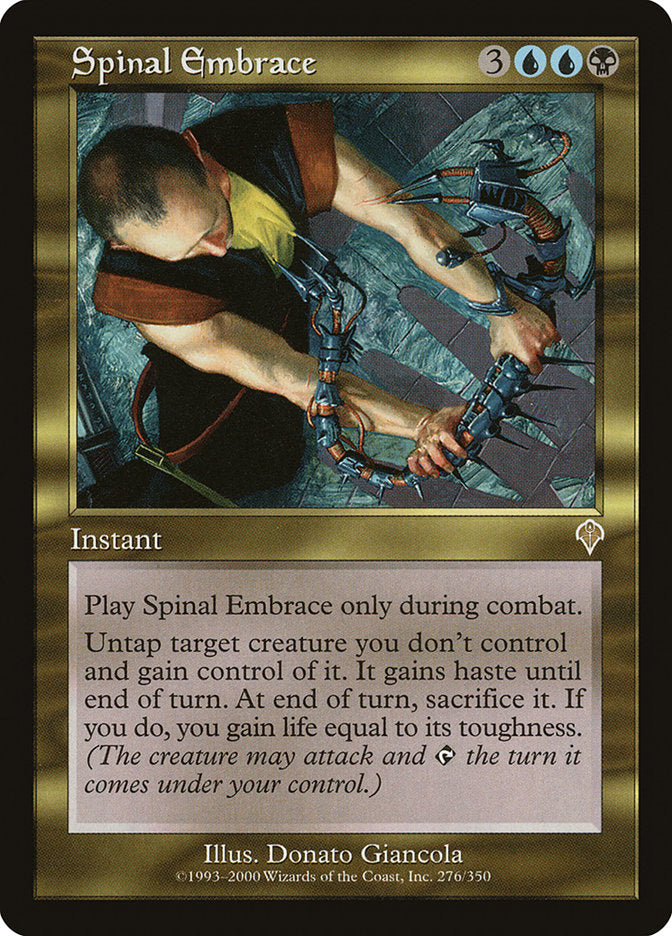MTG Card Title: Spinal Embrace INV/276