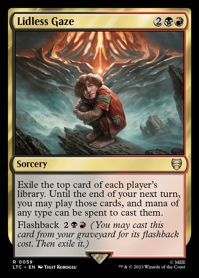 MTG Card Title: Lidless Gaze LTC/59