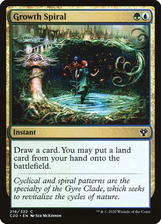 MTG Card Title: Growth Spiral C20/216