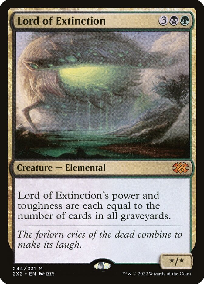 MTG Card Title: Lord of Extinction 2X2/244