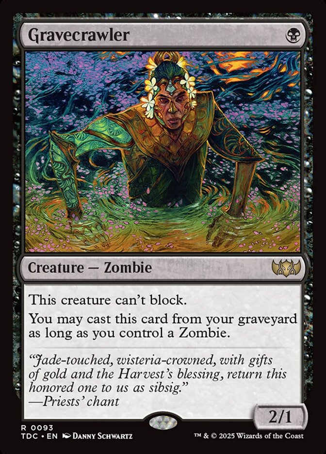 MTG Card Title: Gravecrawler TDC/93
