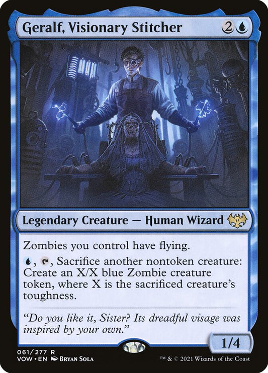 MTG Card Title: Geralf, Visionary Stitcher VOW/61