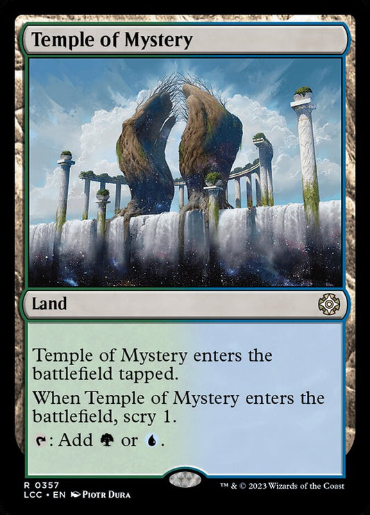 MTG Card Title: Temple of Mystery LCC/357