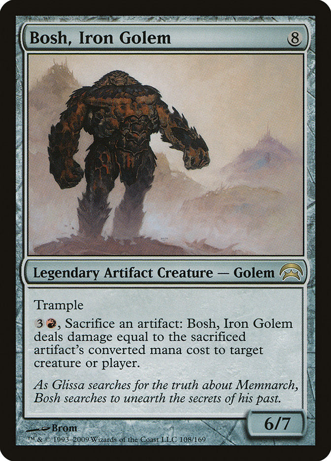 MTG Card Title: Bosh, Iron Golem HOP/108