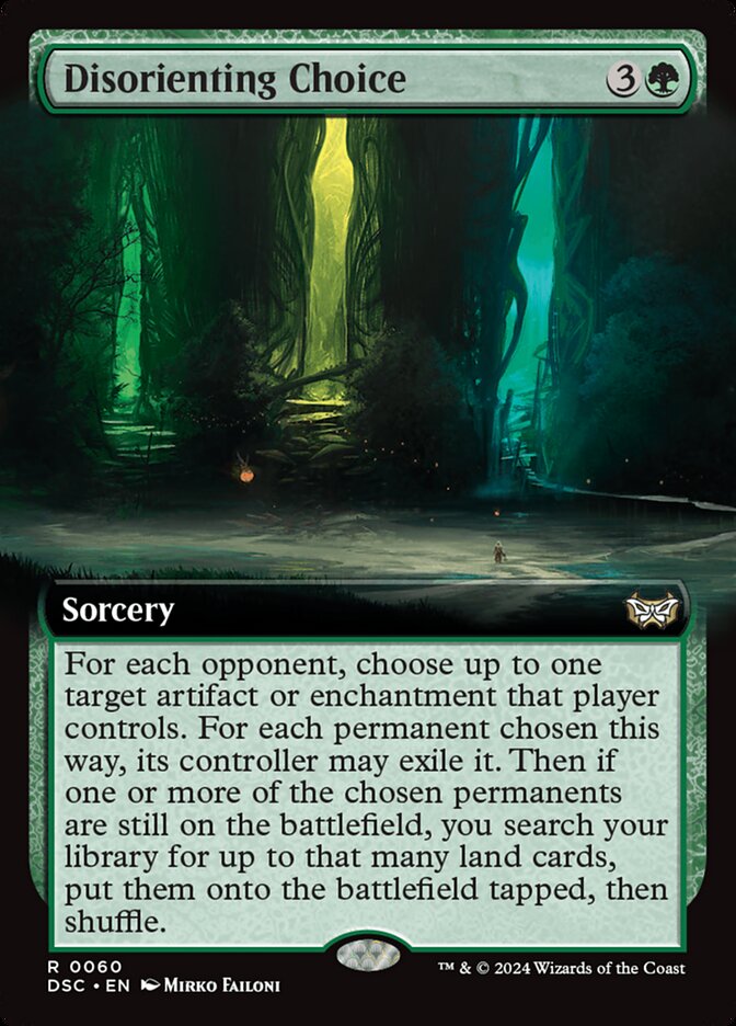 MTG Card Title: Disorienting Choice DSC/60