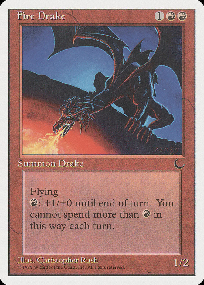 MTG Card Title: Fire Drake CHR/47