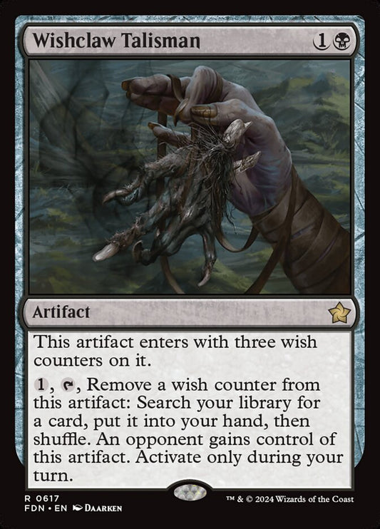 MTG Card Title: Wishclaw Talisman FDN/617