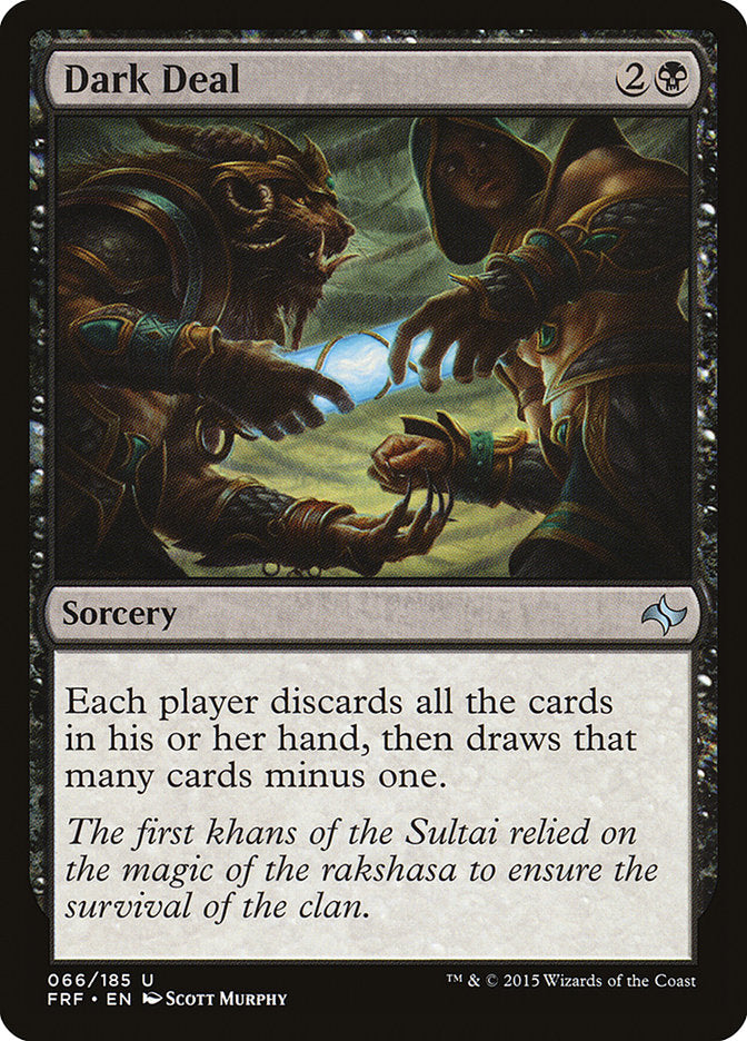 MTG Card Title: Dark Deal FRF/66