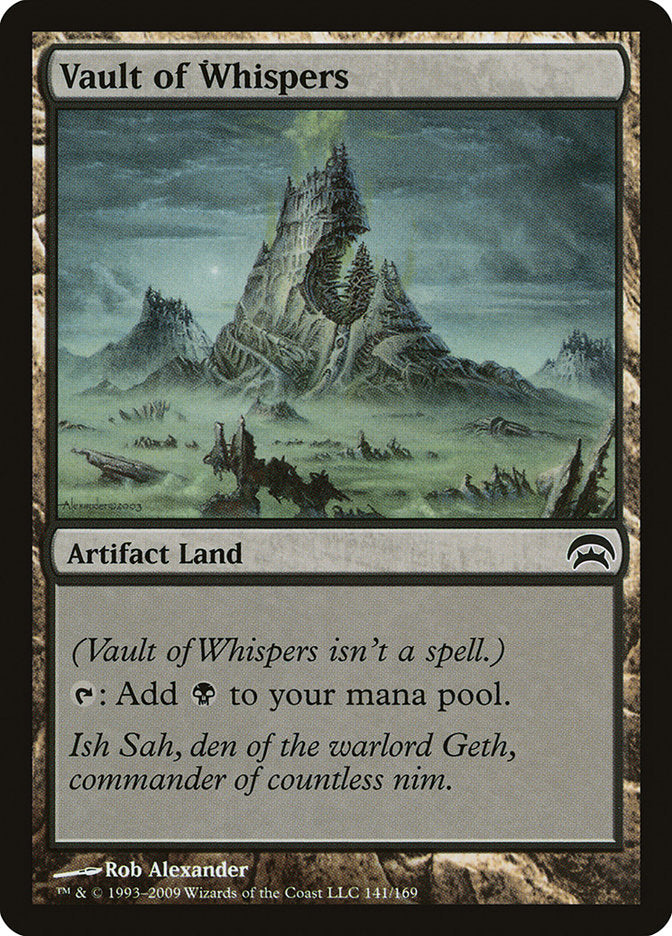 MTG Card Title: Vault of Whispers HOP/141
