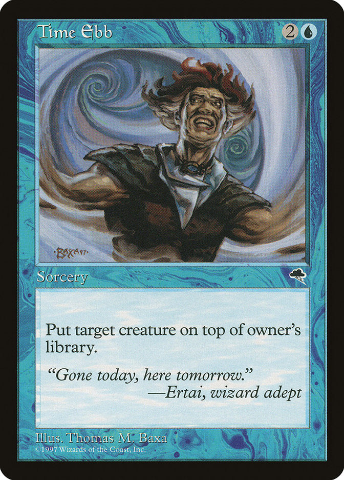 MTG Card Title: Time Ebb TMP/96