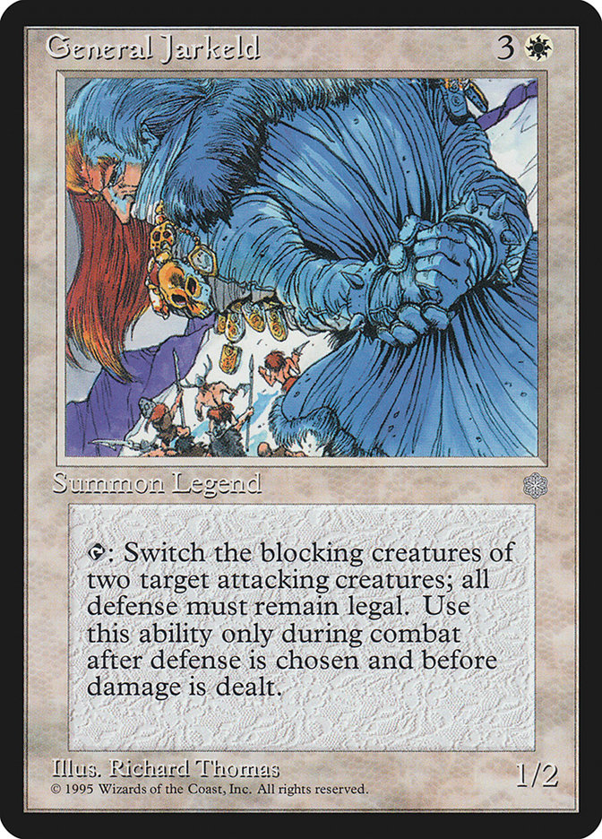 MTG Card Title: General Jarkeld ICE/27