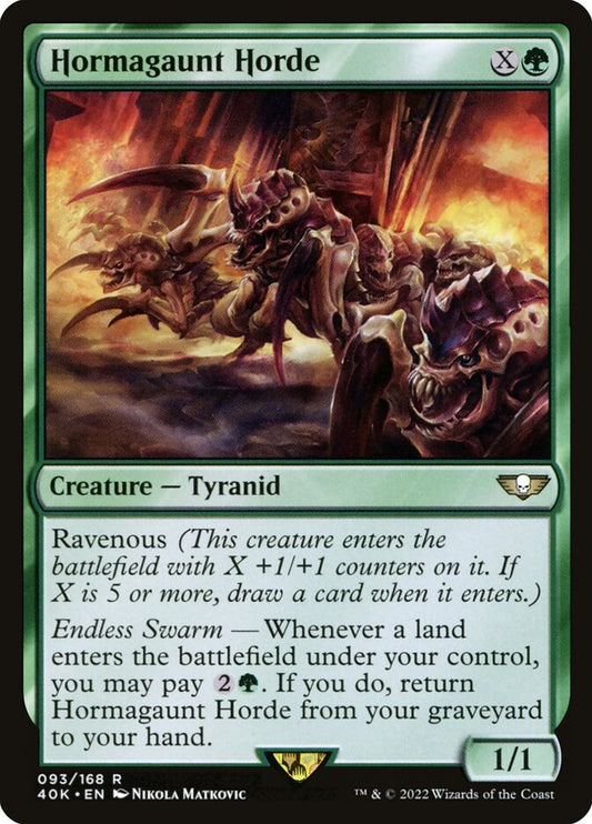 MTG Card Title: Hormagaunt Horde 40K/93