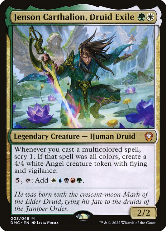 MTG Card Title: Jenson Carthalion, Druid Exile DMC/3