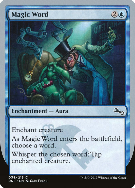 MTG Card Title: Magic Word UST/38