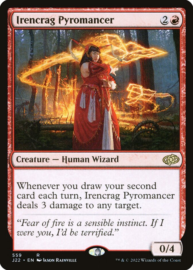 MTG Card Title: Irencrag Pyromancer J22/559