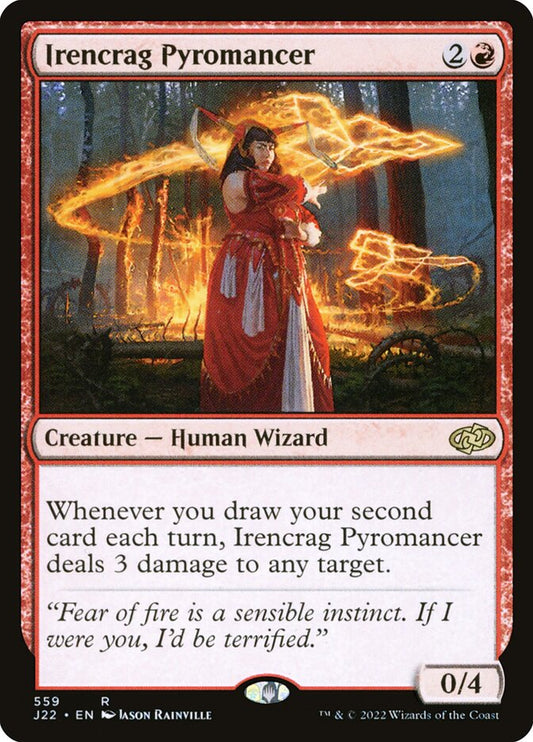 MTG Card Title: Irencrag Pyromancer J22/559