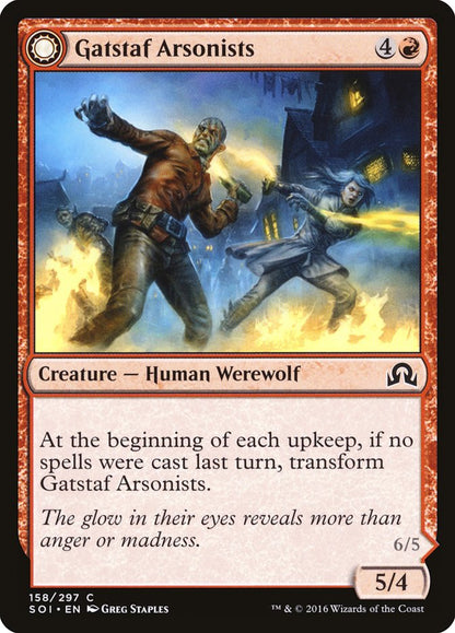 MTG Card Title: Gatstaf Arsonists // Gatstaf Ravagers SOI/158