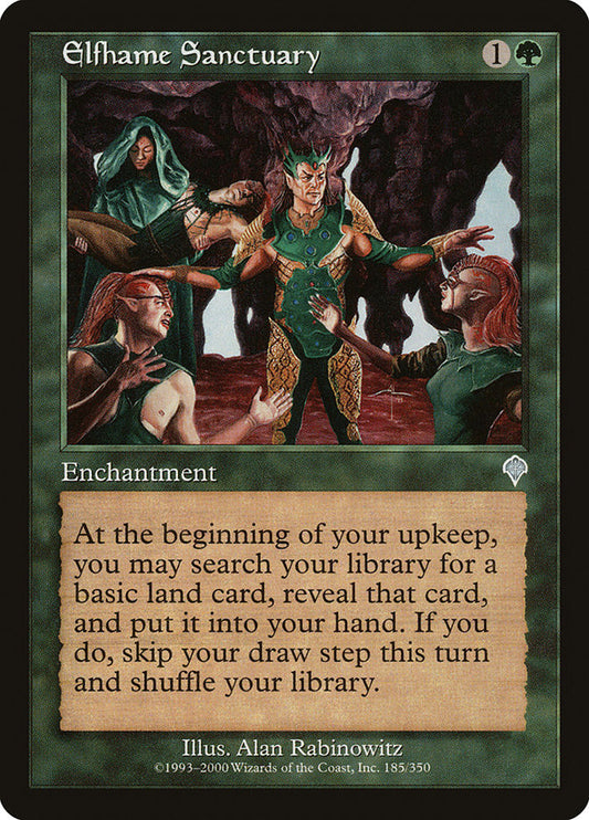 MTG Card Title: Elfhame Sanctuary INV/185
