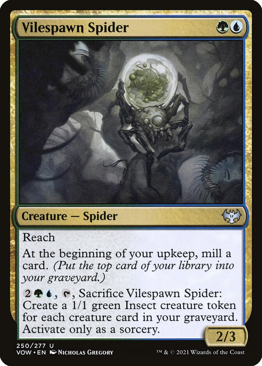MTG Card Title: Vilespawn Spider VOW/250