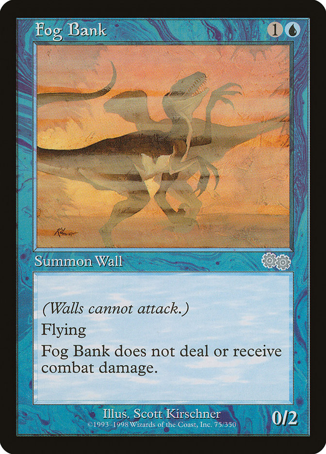 MTG Card Title: Fog Bank USG/75